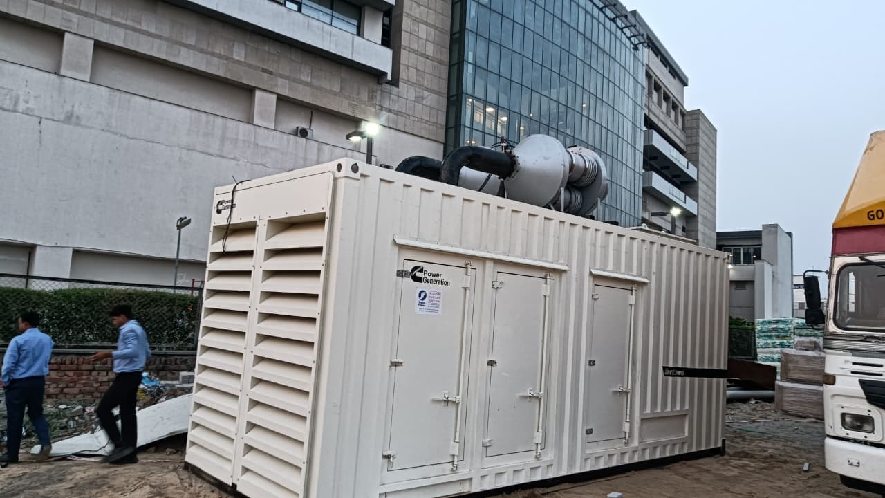 125 KVA silent diesel generator on rent from Jayco Power